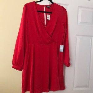 Express red dress